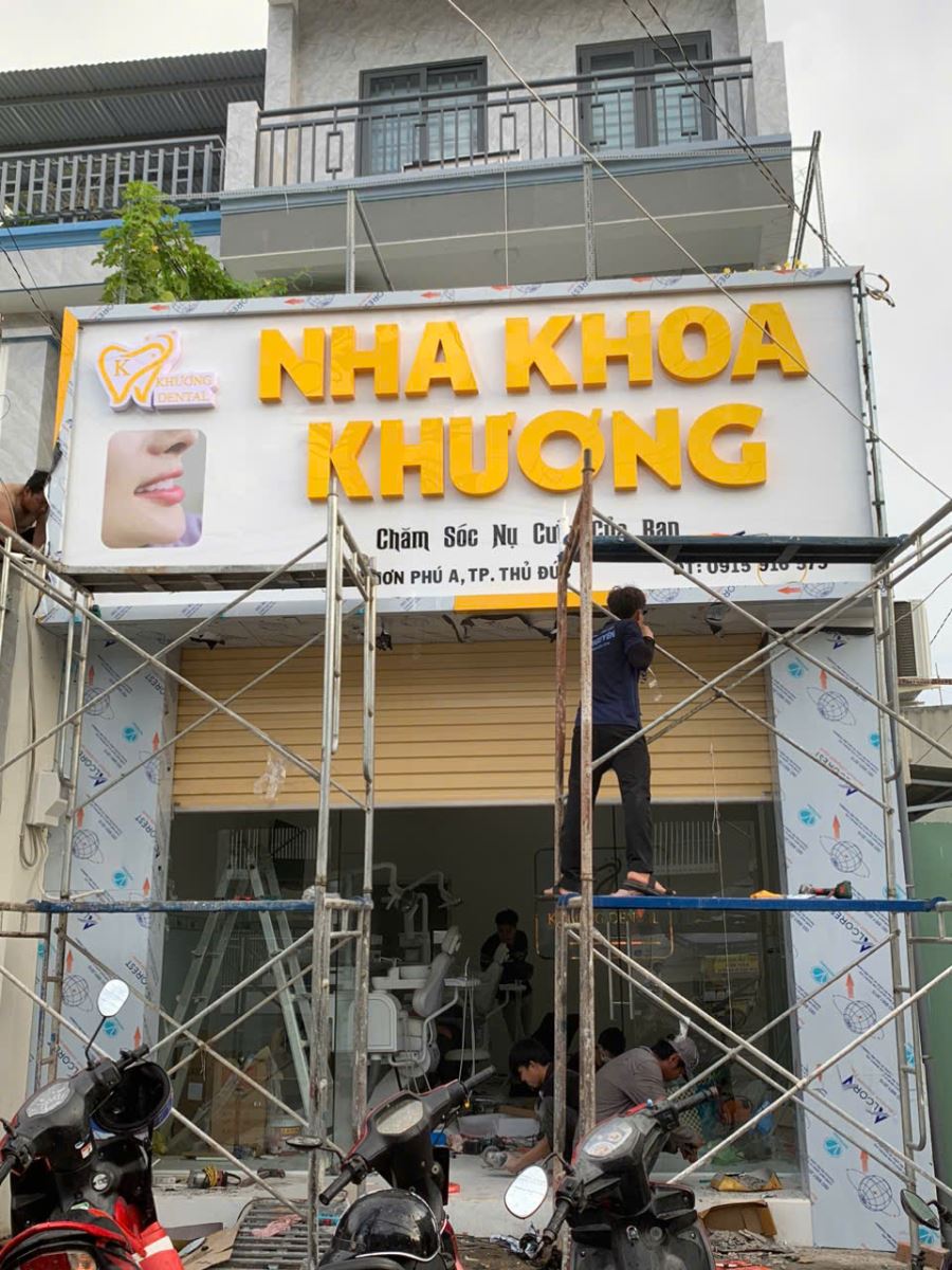 bảng hiệu nha khoa