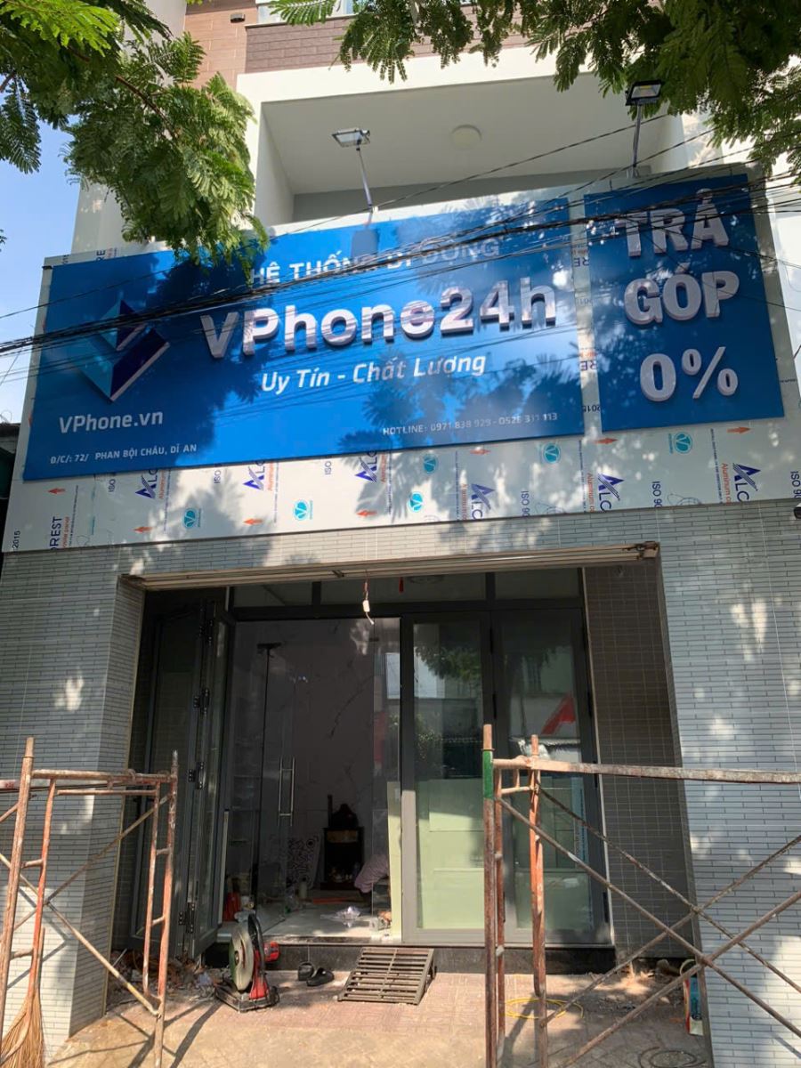 bảng hiệu cửa hàng điện thoại