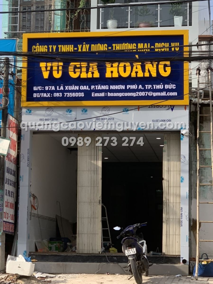 bảng hiệu alu chữ nổi