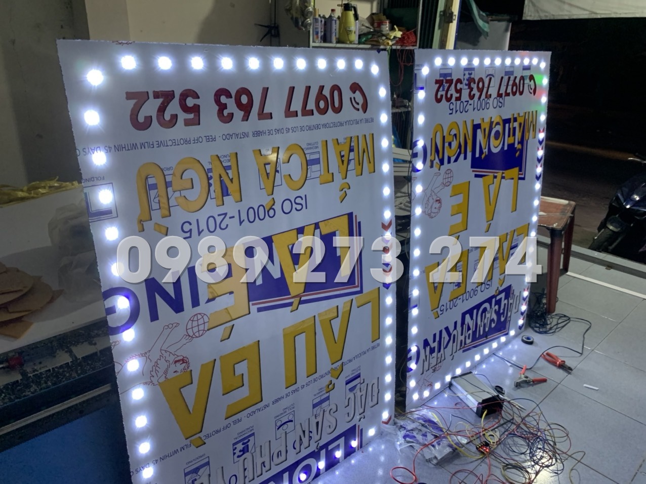 bảng hiệu led