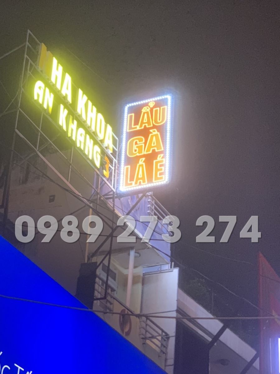 bảng hiệu led