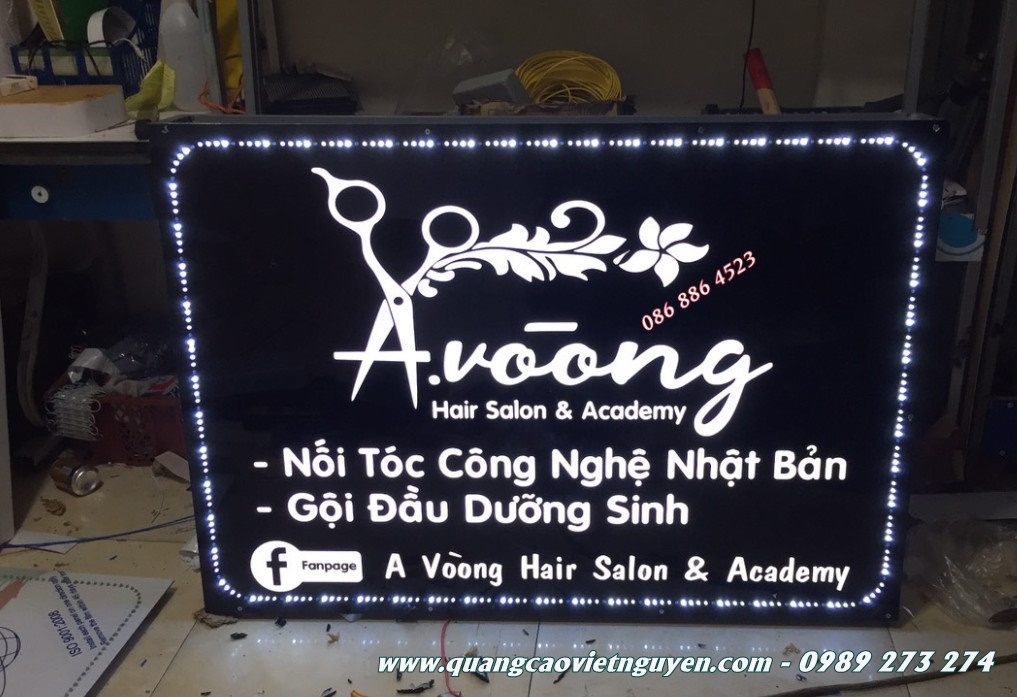 mẫu bảng hiệu tiệm tóc đep