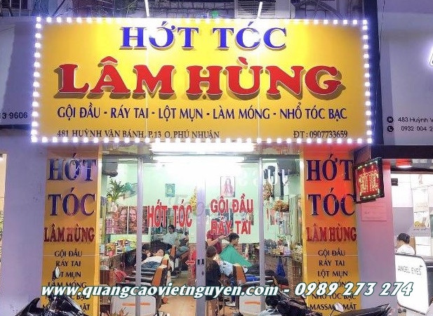 mẫu bảng hiệu tiệm tóc đep