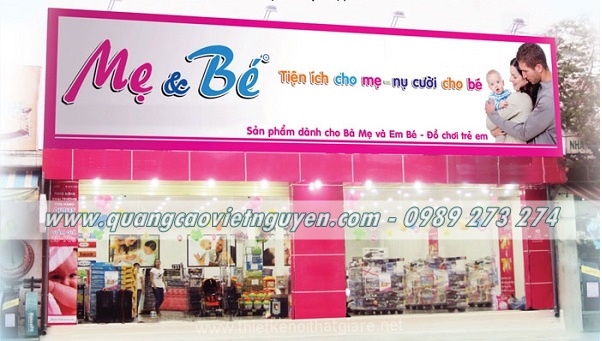 mẫu bảng hiệu shop quần áo đẹp