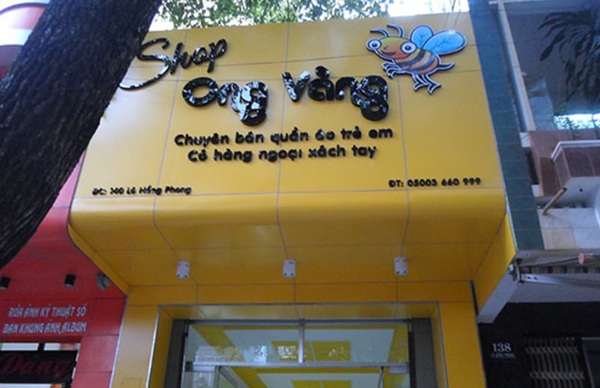 mẫu bảng hiệu shop trẻ em