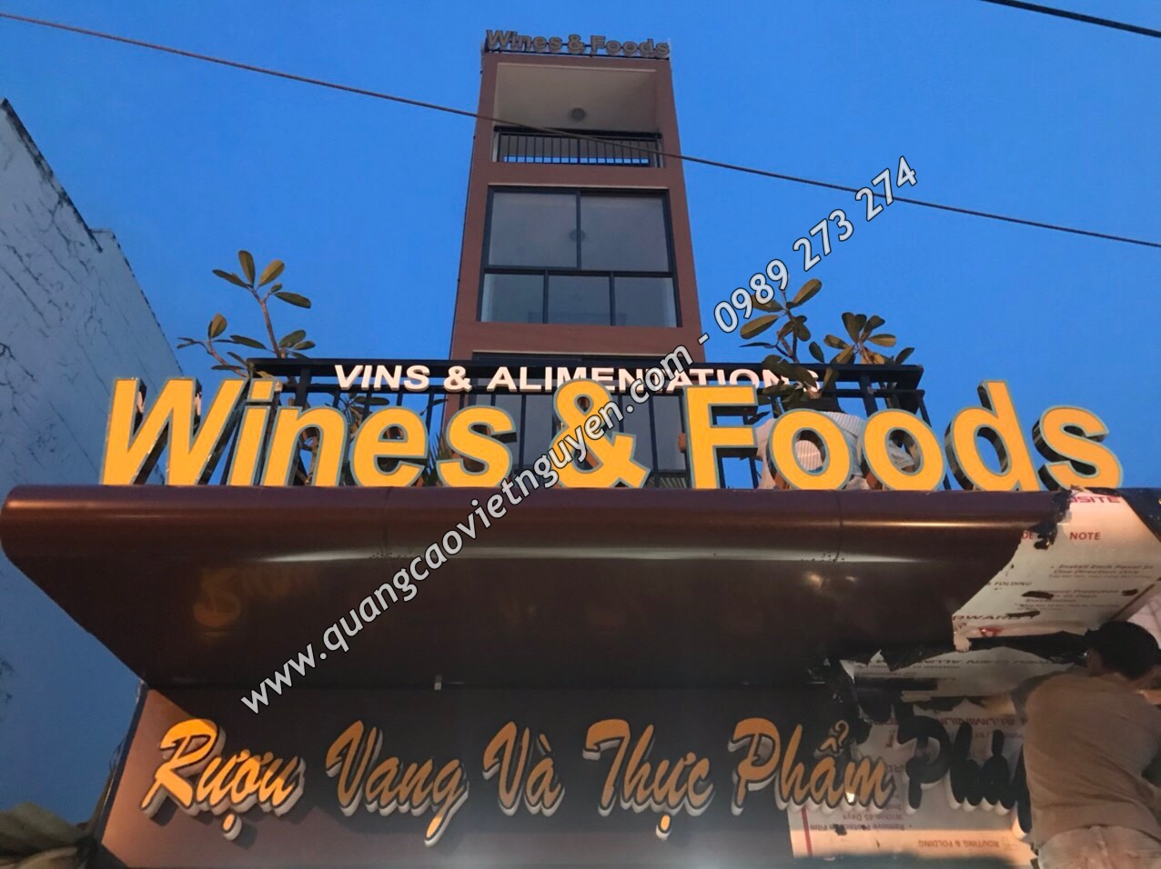 thi công bảng hiệu giá rẻ