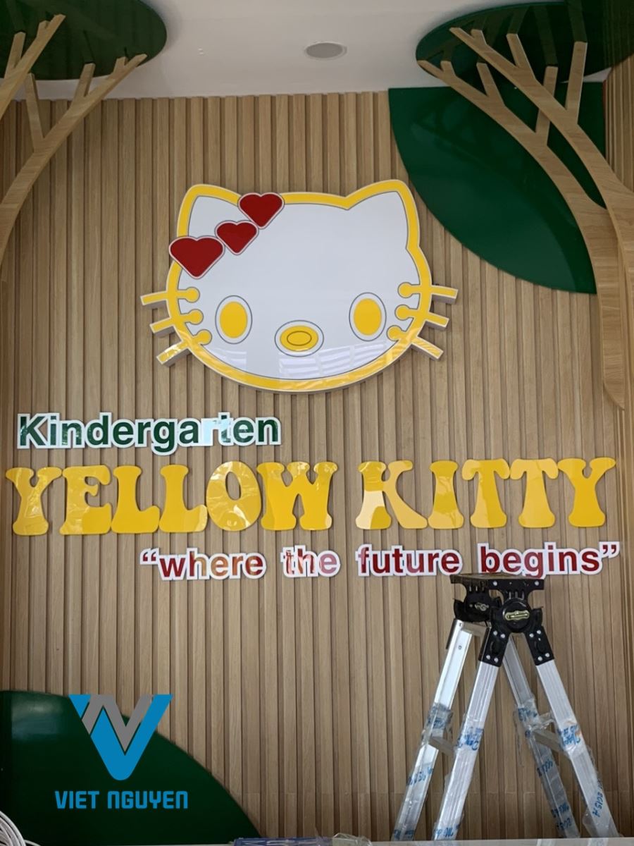 bảng hiệu trường mầm non