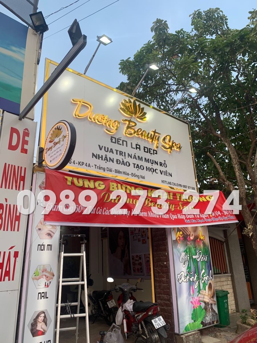 bảng hiệu spa
