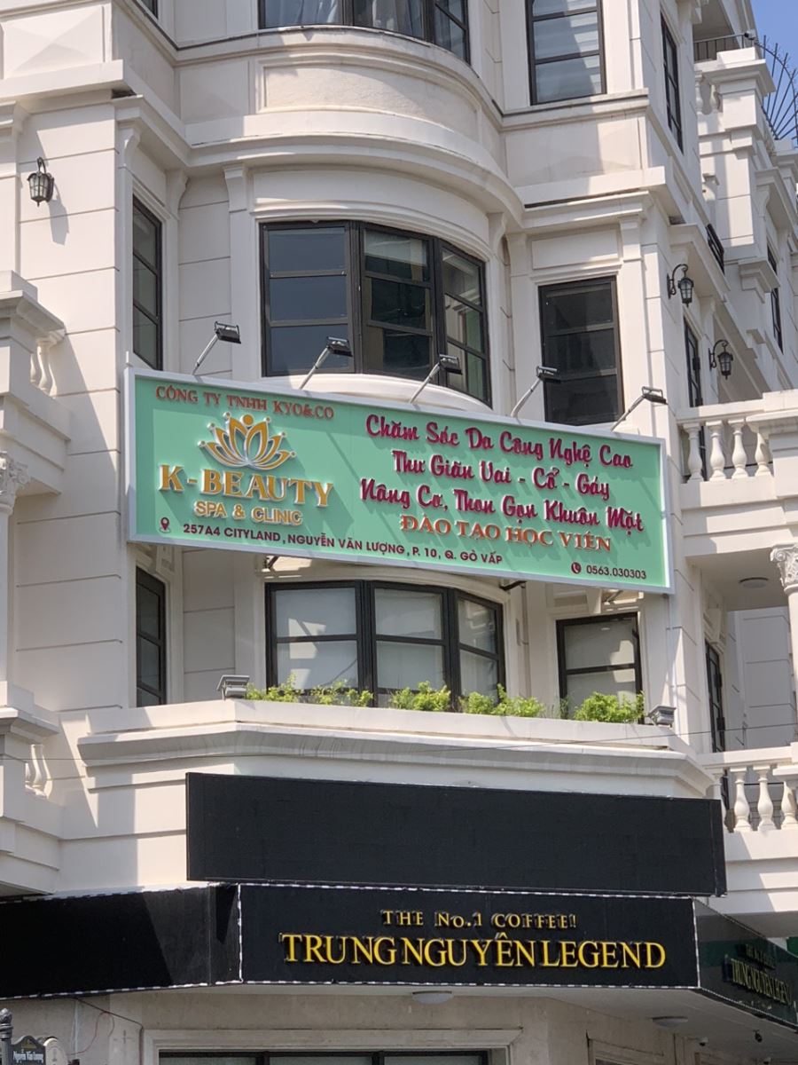 bảng hiệu spa đẹp