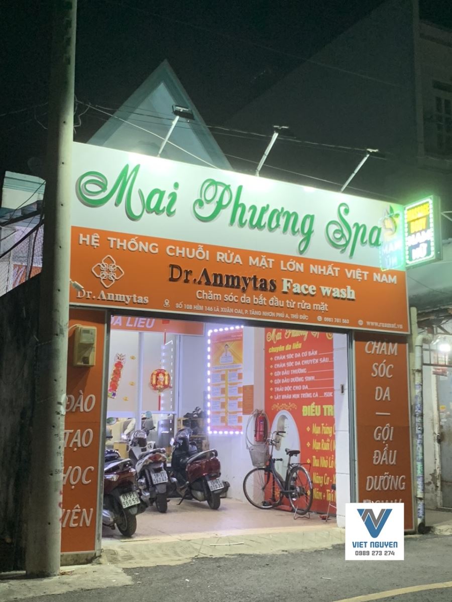 bảng hiệu spa