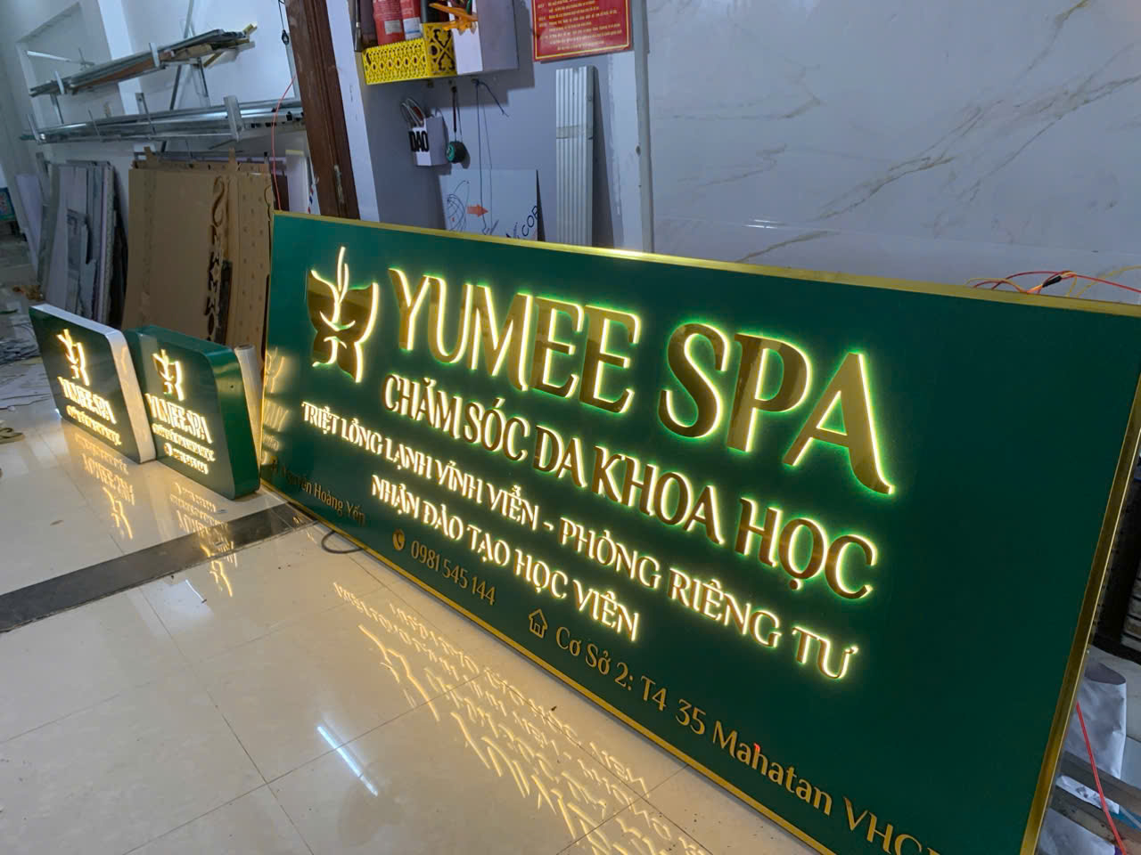 bảng hiệu spa