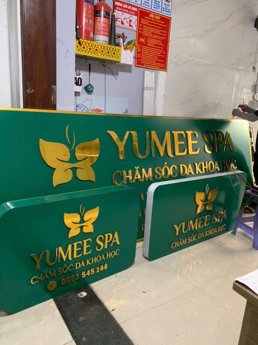 bảng hiệu spa