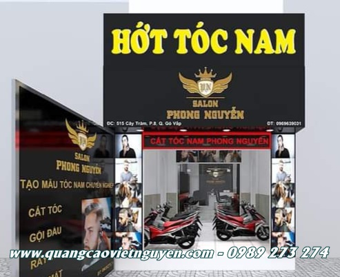 mẫu bảng hiệu tiệm tóc đep