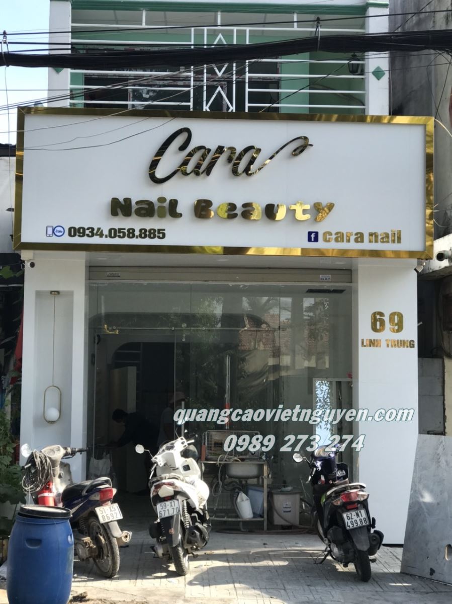 THI CÔNG BẢNG HIỆU TIẸM NAIL