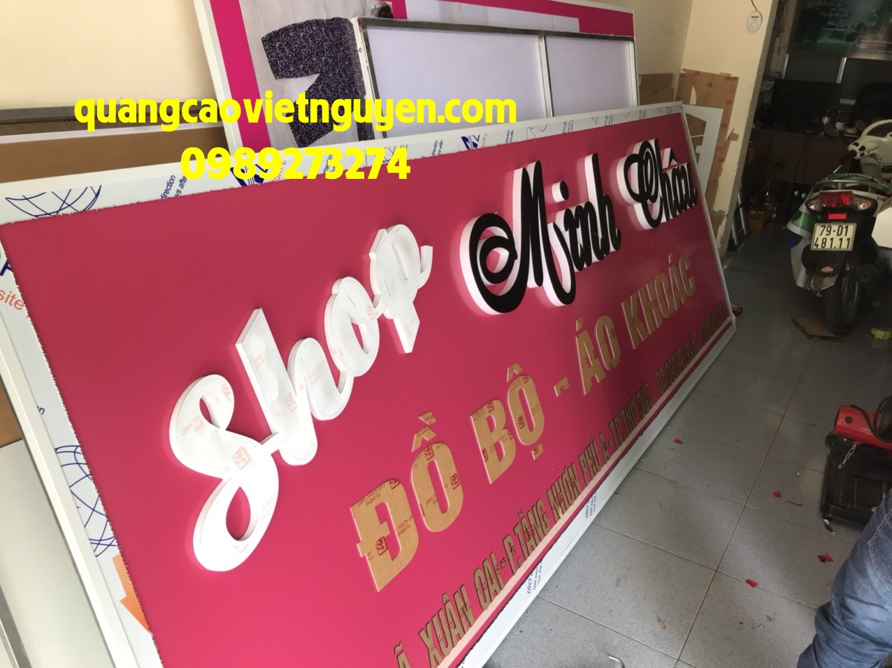 bảng hiệu chữ nổi đẹp