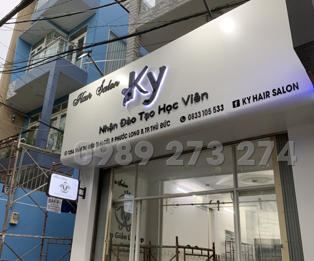 THI CÔNG BẢNG HIỆU TIẸM NAIL