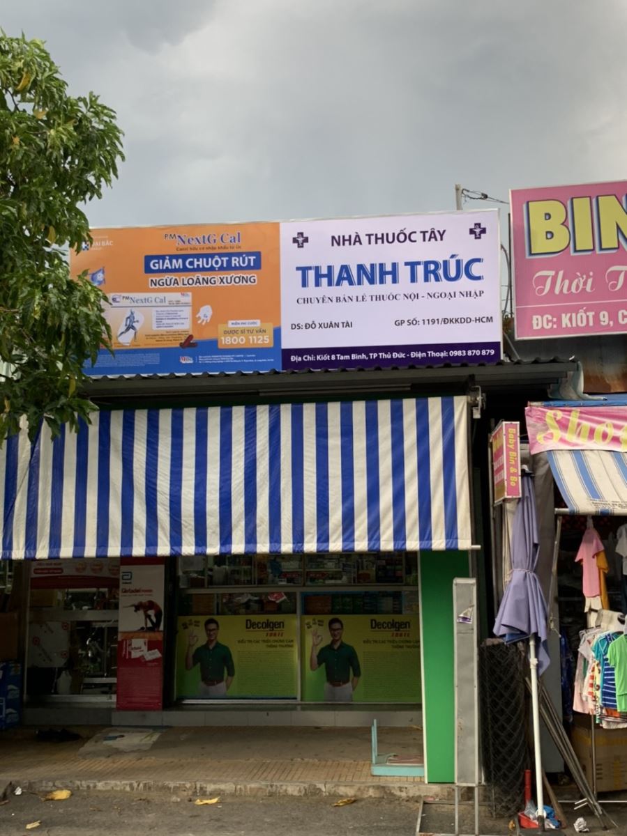 hộp đèn nhà thuốc